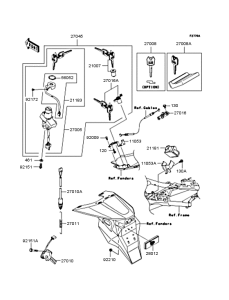 ZR1000 Замок зажигания