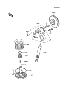 Z305 Масляный насос