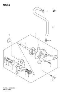 AN650 (ABS) Водяная помпа