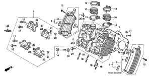 VF750C Головка цилиндров