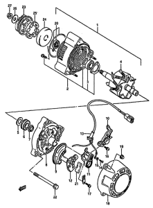 GSX-750 Альтернатор