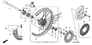  Переднее колесо