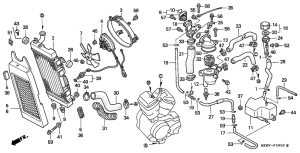 VT600C Радиатор