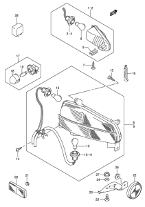 AN650 (ABS) Combination lamp