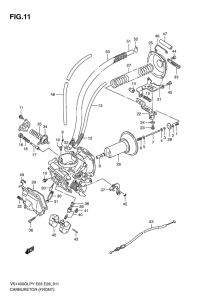VS1400 Carburetor assy