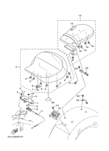 XV1900A Сиденье