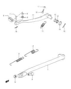 DR350 Подножки