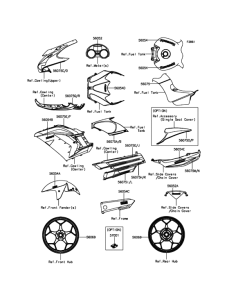 ZX1400 Наклейки