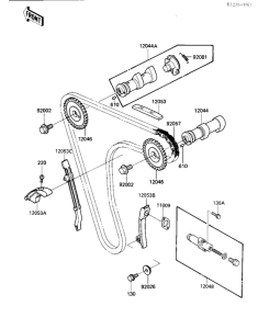 KL650 Распредвал