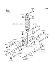 ZX1200 Задняя подвеска