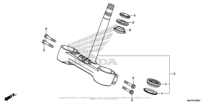 CRF1000D (ABS) Траверса нижняя