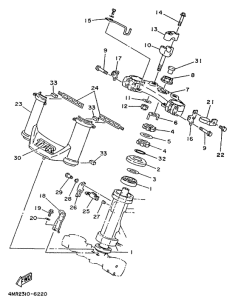 TT250R Управление