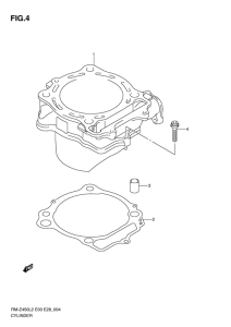 RM-Z450 Цилиндр