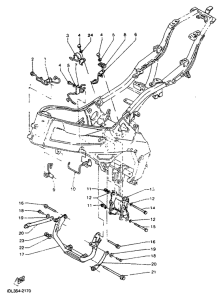 TZR125R E / g bracket