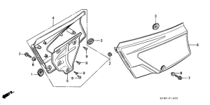 XL185 Боковая крышка