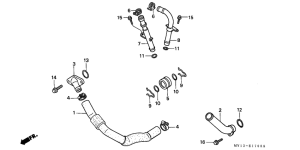 XRV750 Труба водная