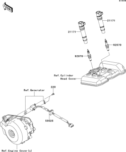 EX250 Система зажигания