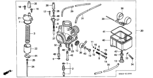 NSR125R Carburetor assy