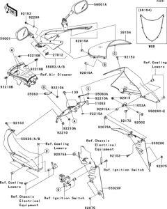 ZX1000 Обтекатели