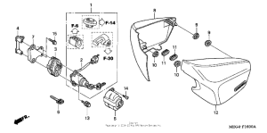 VT750CA Боковые обтекатели