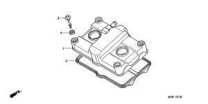  Крышка головки цилиндров