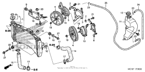 ST1300P (ABS) Радиатор