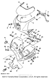 YSR50B Fairing - cowling