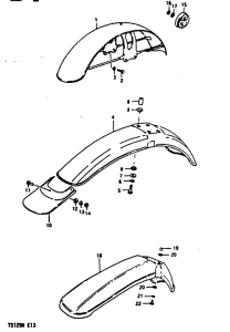 TS125 Переднее крыло