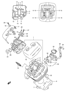 VL125 Головка цилиндров