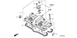 CB1300 (ABS) Крышка головки цилиндров