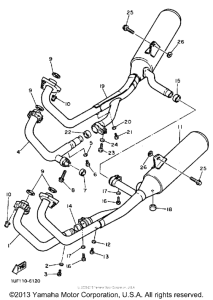 FZX700SC Выхлопная система
