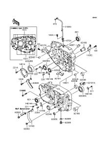 BJ250 Картер двигателя