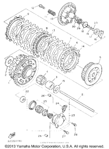 FZR1000DC Сцепление