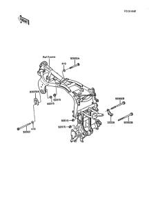 ZX900 Рама ,крепежные детали