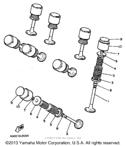 FJ600N Клапана