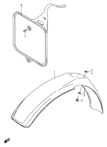 RM80 Переднее крыло