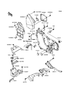 VN800 Короб для АКБ