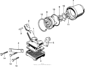 SL350 Oil filter + oil pump