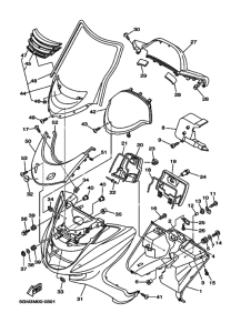 YP250 Щиток облицовочный