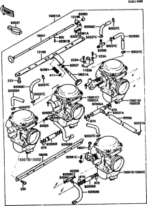 ZX550 Carburetor(1 / 2)(zx550-a1 / a2 / a3)