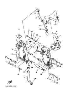WR250Z Radiator. hose