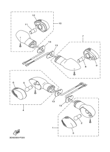 YBR125ED Поворотники