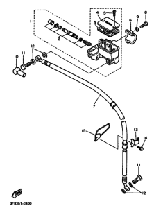 XT600E Передний тормозной цилиндр