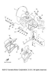 TTR90MC Топливный бак