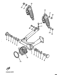 XJ900 Hinterradschwinge aufhang