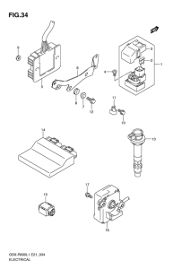 GSX-R600 Equipo electrico