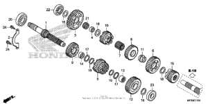 VT1300CT Трансмиссия