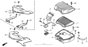 VFR750F Воздушный фильтр
