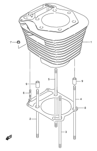 LS650 Цилиндр
