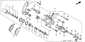 NSS250 Задний суппорт